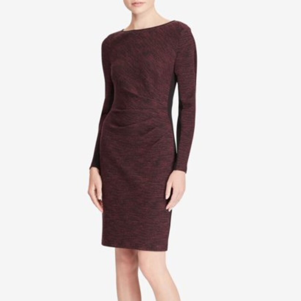 LAUREN RALPH LAUREN Women's Two-Toned Sheath Dress